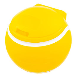 Strumenti Per Campi Da Tennis Tegra Abfallbehälter in Ballform gelb